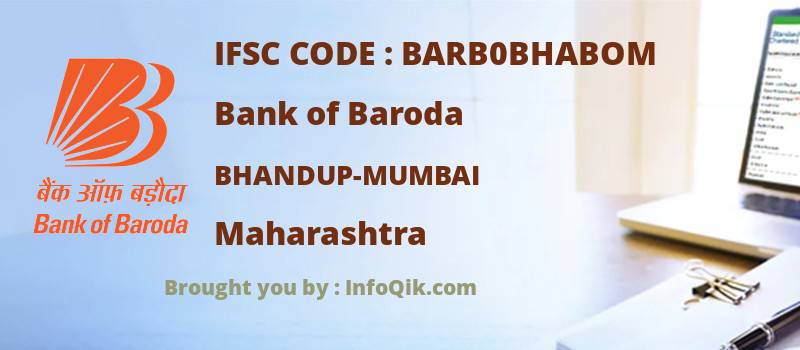 Bank of Baroda Bhandup-mumbai, Maharashtra - IFSC Code