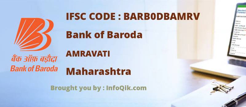 Bank of Baroda Amravati, Maharashtra - IFSC Code