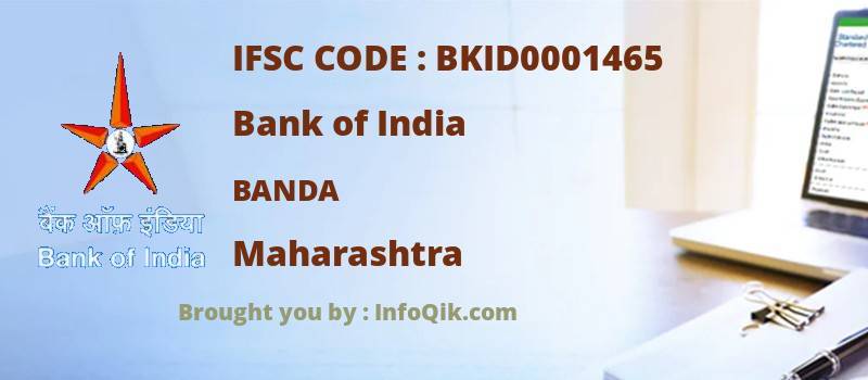 Bank of India Banda, Maharashtra - IFSC Code