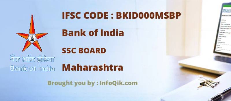 Bank of India Ssc Board, Maharashtra - IFSC Code