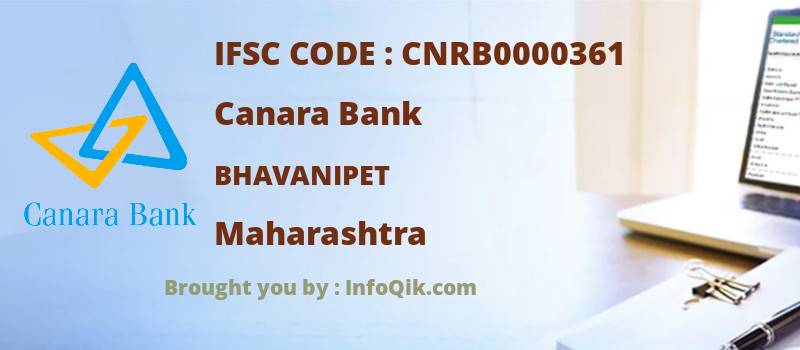 Canara Bank Bhavanipet, Maharashtra - IFSC Code