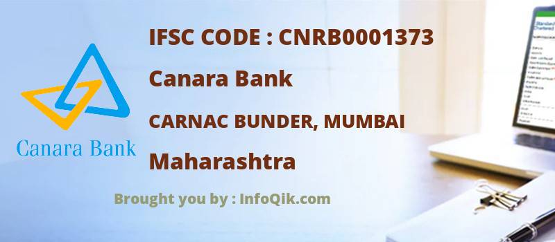 Canara Bank Carnac Bunder, Mumbai, Maharashtra - IFSC Code