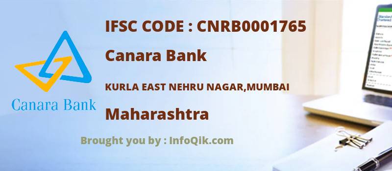 Canara Bank Kurla East Nehru Nagar,mumbai, Maharashtra - IFSC Code