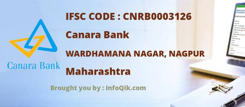 Canara Bank Wardhamana Nagar, Nagpur, Maharashtra - IFSC Code