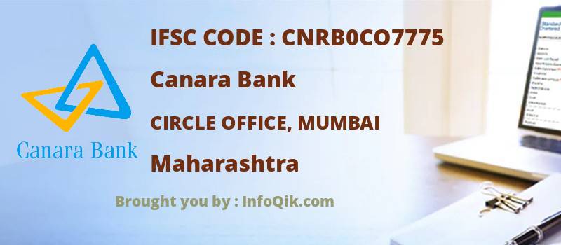 Canara Bank Circle Office, Mumbai, Maharashtra - IFSC Code