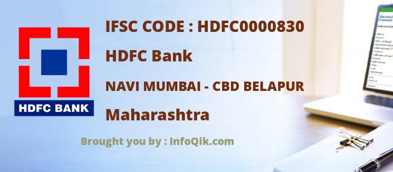 HDFC Bank Navi Mumbai - Cbd Belapur, Maharashtra - IFSC Code