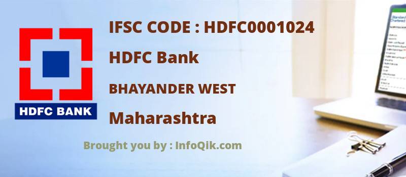 HDFC Bank Bhayander West, Maharashtra - IFSC Code