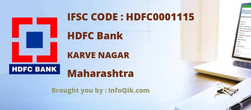 HDFC Bank Karve Nagar, Maharashtra - IFSC Code