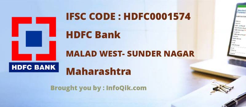 HDFC Bank Malad West- Sunder Nagar, Maharashtra - IFSC Code