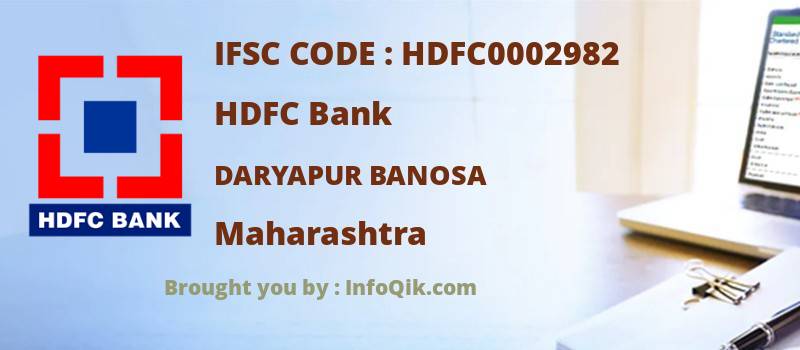 HDFC Bank Daryapur Banosa, Maharashtra - IFSC Code