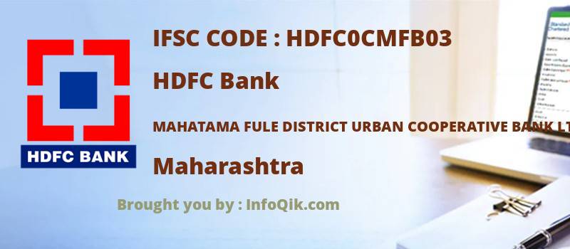 HDFC Bank Mahatama Fule District Urban Cooperative Bank Lt, Maharashtra - IFSC Code