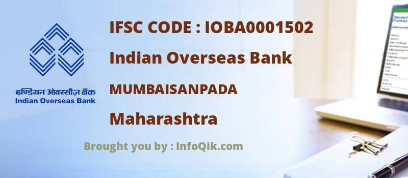 Indian Overseas Bank Mumbaisanpada, Maharashtra - IFSC Code