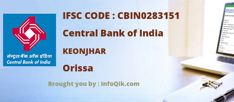 Central Bank of India Keonjhar, Orissa - IFSC Code