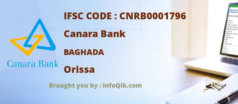 Canara Bank Baghada, Orissa - IFSC Code