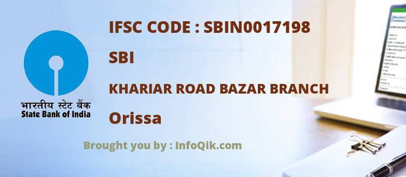 SBI Khariar Road Bazar Branch, Orissa - IFSC Code