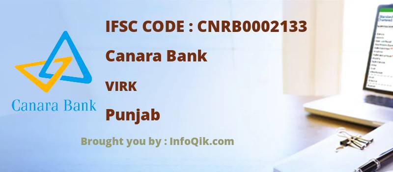 Canara Bank Virk, Punjab - IFSC Code