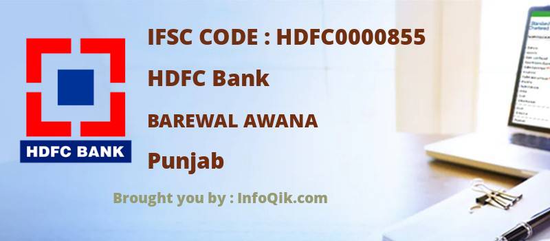 HDFC Bank Barewal Awana, Punjab - IFSC Code