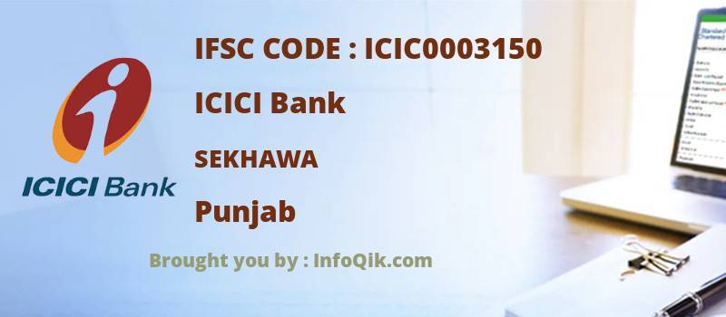 ICICI Bank Sekhawa, Punjab - IFSC Code
