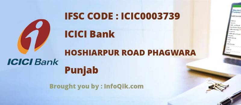 ICICI Bank Hoshiarpur Road Phagwara, Punjab - IFSC Code