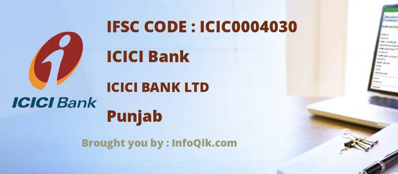 ICICI Bank Icici Bank Ltd, Punjab - IFSC Code