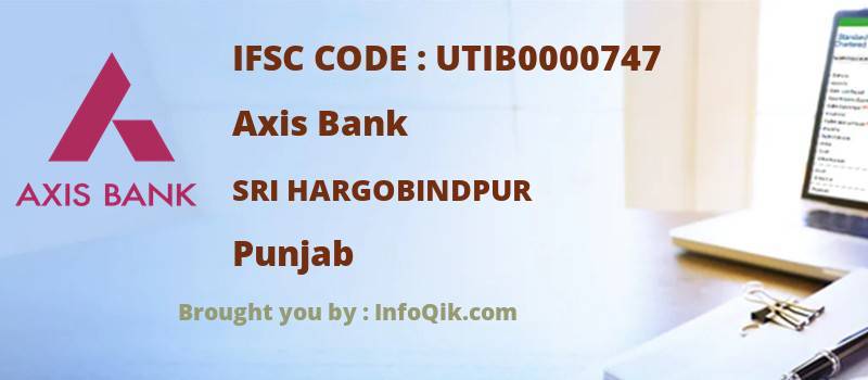 Axis Bank Sri Hargobindpur, Punjab - IFSC Code