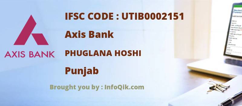 Axis Bank Phuglana Hoshi, Punjab - IFSC Code