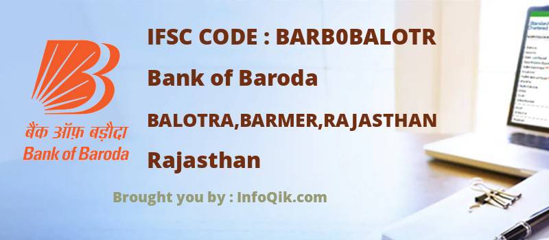 Bank of Baroda Balotra,barmer,rajasthan, Rajasthan - IFSC Code