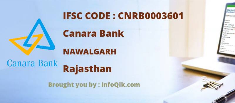 Canara Bank Nawalgarh, Rajasthan - IFSC Code