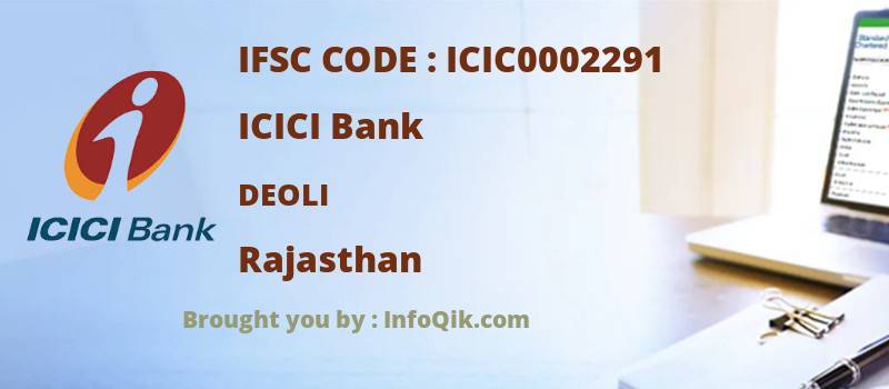 ICICI Bank Deoli, Rajasthan - IFSC Code