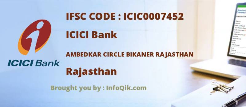 ICICI Bank Ambedkar Circle Bikaner Rajasthan, Rajasthan - IFSC Code