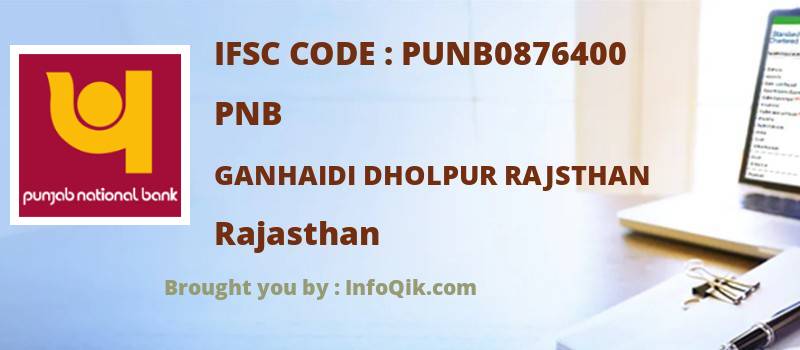 PNB Ganhaidi Dholpur Rajsthan, Rajasthan - IFSC Code