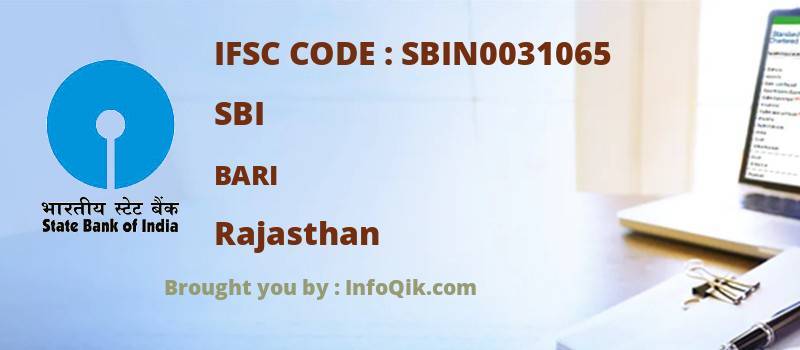 SBI Bari, Rajasthan - IFSC Code