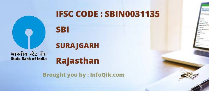 SBI Surajgarh, Rajasthan - IFSC Code