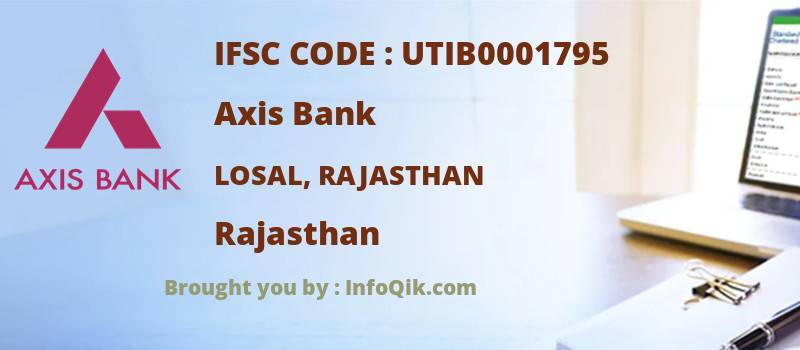 Axis Bank Losal, Rajasthan, Rajasthan - IFSC Code