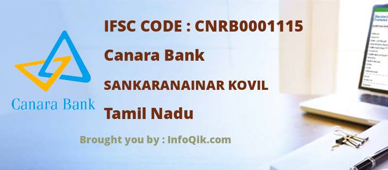 Canara Bank Sankaranainar Kovil, Tamil Nadu - IFSC Code