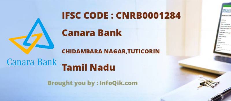 Canara Bank Chidambara Nagar,tuticorin, Tamil Nadu - IFSC Code