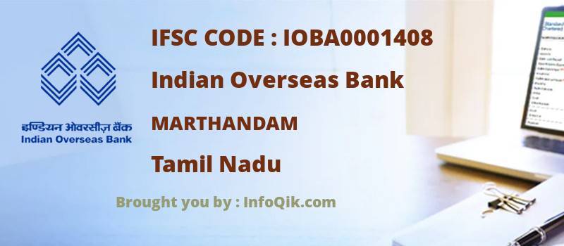 Indian Overseas Bank Marthandam, Tamil Nadu - IFSC Code