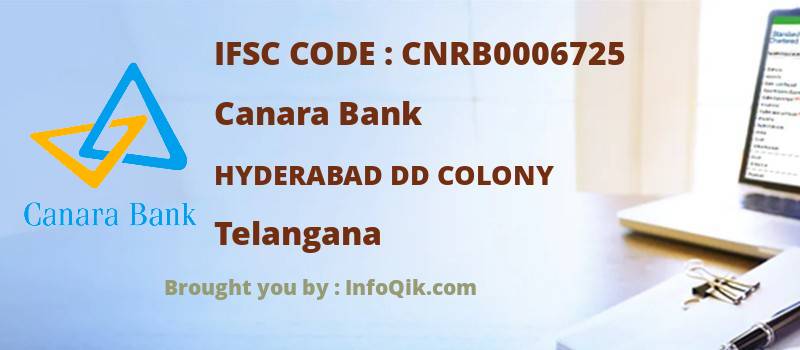 Canara Bank Hyderabad Dd Colony, Telangana - IFSC Code