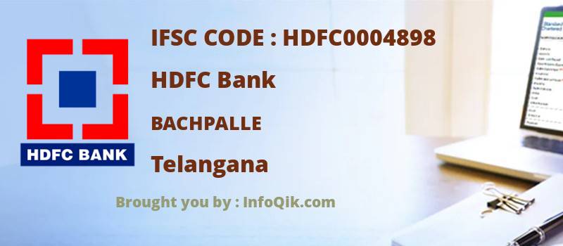 HDFC Bank Bachpalle, Telangana - IFSC Code