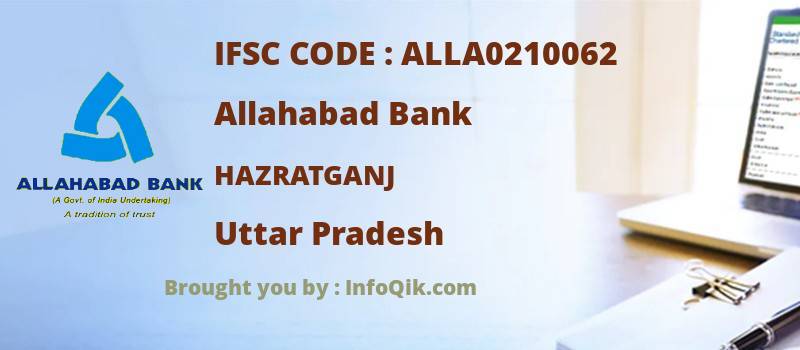 Allahabad Bank Hazratganj, Uttar Pradesh - IFSC Code