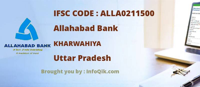 Allahabad Bank Kharwahiya, Uttar Pradesh - IFSC Code