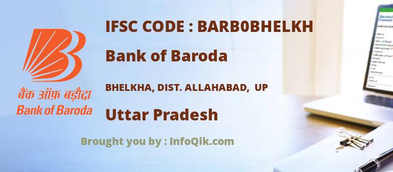 Bank of Baroda Bhelkha, Dist. Allahabad,  Up, Uttar Pradesh - IFSC Code