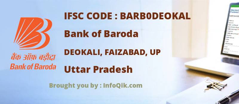 Bank of Baroda Deokali, Faizabad, Up, Uttar Pradesh - IFSC Code