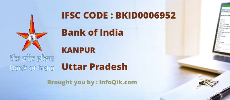 Bank of India Kanpur, Uttar Pradesh - IFSC Code