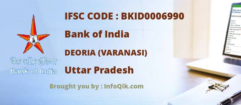 Bank of India Deoria (varanasi), Uttar Pradesh - IFSC Code