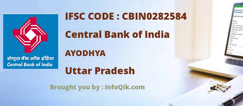 Central Bank of India Ayodhya, Uttar Pradesh - IFSC Code