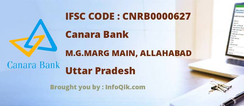 Canara Bank M.g.marg Main, Allahabad, Uttar Pradesh - IFSC Code