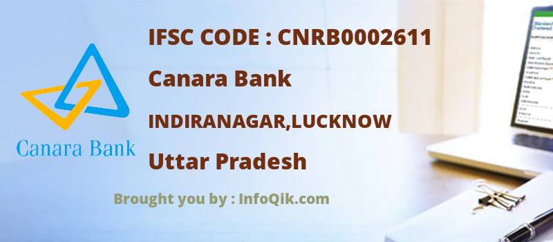 Canara Bank Indiranagar,lucknow, Uttar Pradesh - IFSC Code