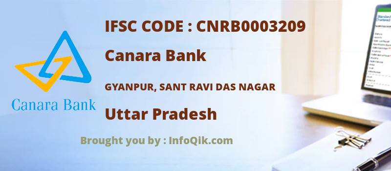 Canara Bank Gyanpur, Sant Ravi Das Nagar, Uttar Pradesh - IFSC Code