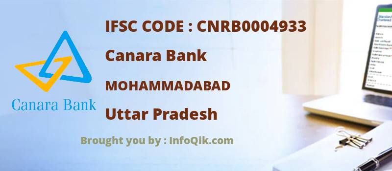 Canara Bank Mohammadabad, Uttar Pradesh - IFSC Code